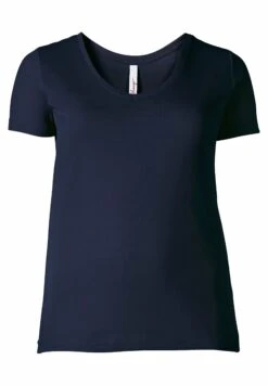 Sheego Camiseta Básica - Marine 7 Sheego Camiseta Básica - Marine -Sheego Ventas a428d31a9b9f4f489c1250029784fc54