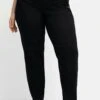 Sheego Pantalones Chinos - Schwarz