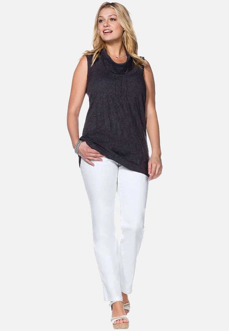 Sheego Lana - Vaqueros Bootcut - White Denim 2 Sheego Lana - Vaqueros Bootcut - White Denim - Imagen 2