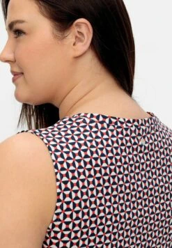 Sheego Top - Nachtblau Gemustert -Sheego Ventas a7334309b96b4fa2a16ffc46c00e6411