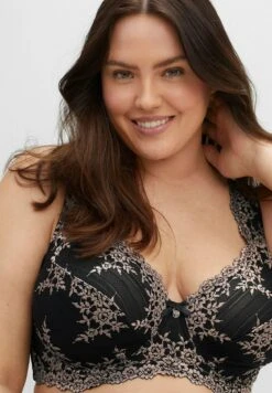 Sheego Sujetador Con Aros - Black -Sheego Ventas a7a217093f804bf5be9492d25f1dffda