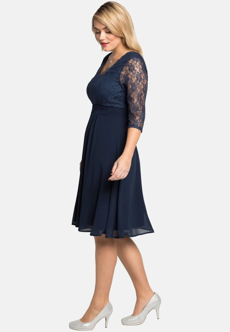 Sheego Kleid - Vestido De Cóctel - Marine 2 Sheego Kleid - Vestido De Cóctel - Marine - Imagen 2