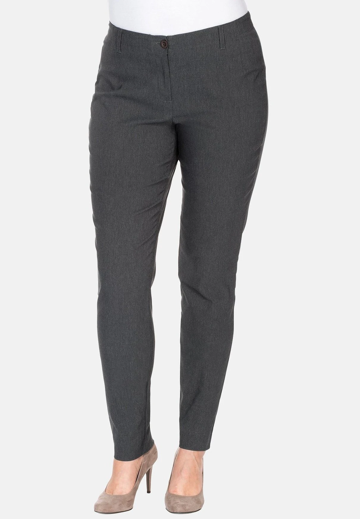 Sheego Bengalin - Pantalones - Heather Grey 1 Sheego Bengalin - Pantalones - Heather Grey