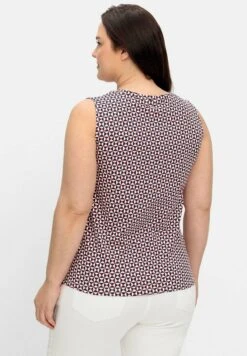 Sheego Top - Nachtblau Gemustert -Sheego Ventas af28063a7fa042cd819029abdbc7f7c9