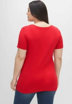 Sheego 2 Pack - Camiseta Básica - Schwarz/Mohnrot 7 Sheego 2 Pack - Camiseta Básica - Schwarz/Mohnrot -Sheego Ventas af52afa835f0417eba96bbafd0c4cd71