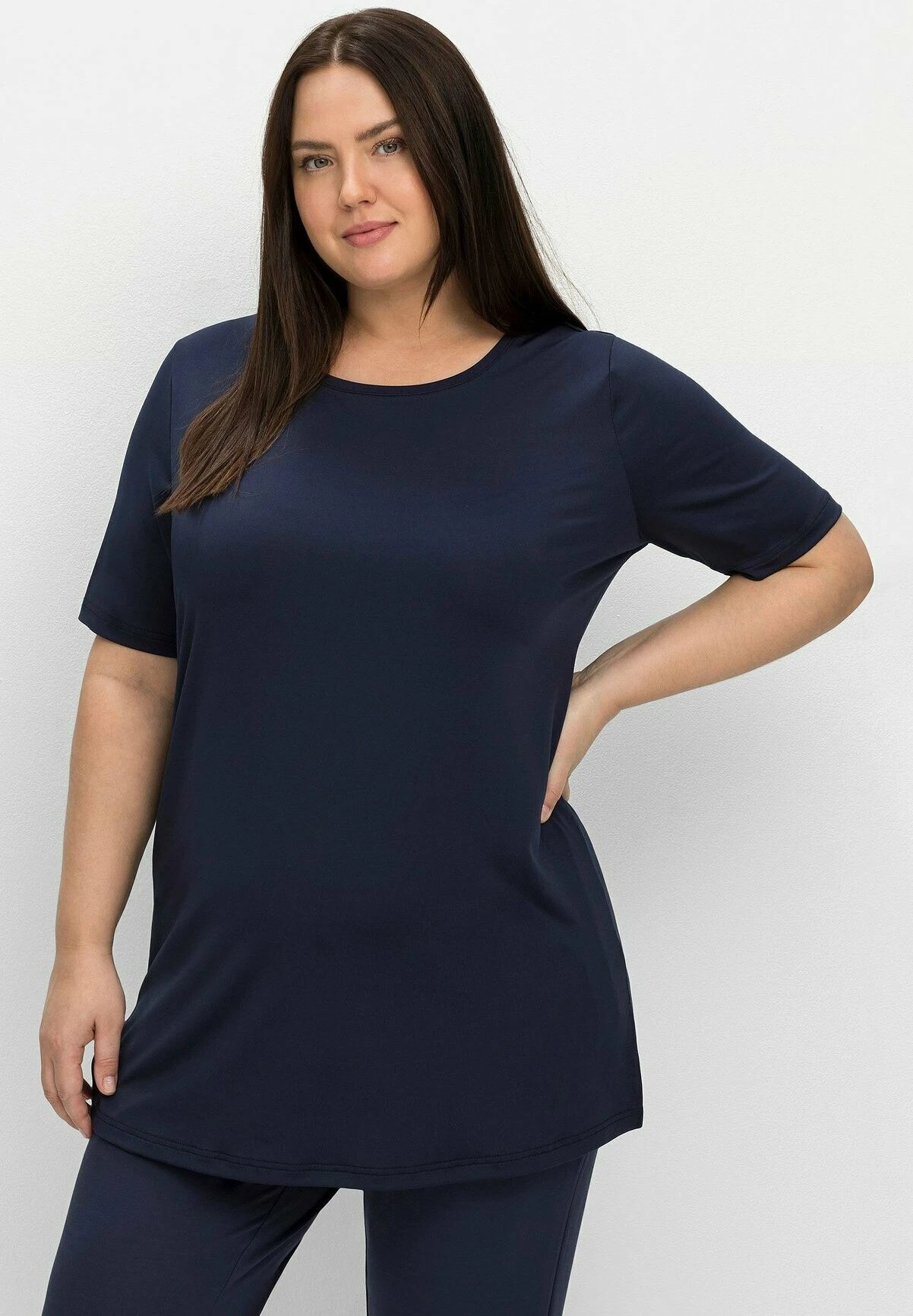 Sheego Funktions - Camiseta Básica - Marine 1 Sheego Funktions - Camiseta Básica - Marine