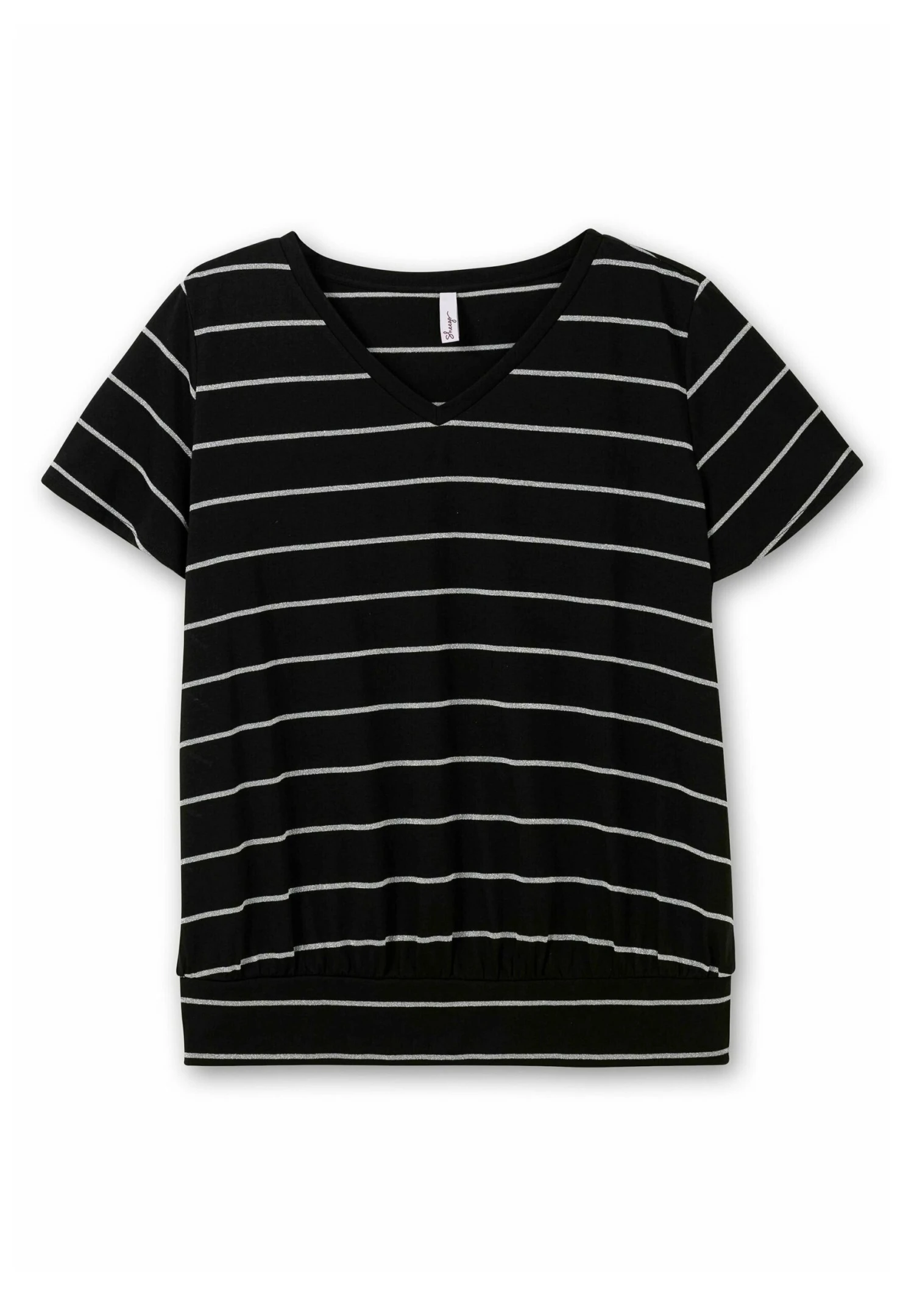 Sheego Camiseta Estampada - Schwarz 5 Sheego Camiseta Estampada - Schwarz - Imagen 5