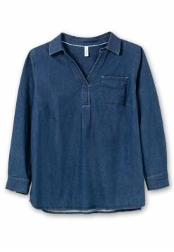 Sheego Blusa - Blue Denim -Sheego Ventas b3d1da0c852c41cf93a824ace3bad2fb