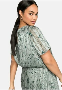 Sheego Vestido Largo - Eukalyptus Bedruckt -Sheego Ventas b8d8f1eb92ad417cb9b2d48774d4893c