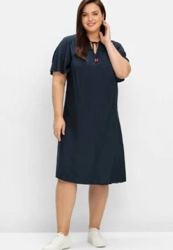 Sheego Vestido Informal - Nachtblau