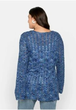 Sheego Chaqueta De Punto - Blau Meliert 7 Sheego Chaqueta De Punto - Blau Meliert -Sheego Ventas bafe0aae12b64c1cb1db14ecf0c789fd