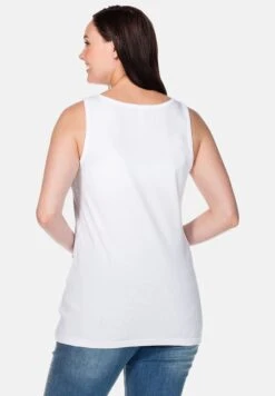 Sheego Top - White -Sheego Ventas bc45faddda9146e09aca35f7cec545a5