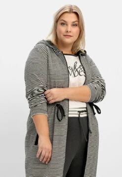 Sheego Albornoz - Grau Gestreift 7 Sheego Albornoz - Grau Gestreift -Sheego Ventas be9b373043d54248930d9764e8ba42fe