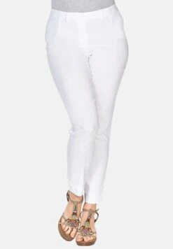 Sheego Bengalin - Pantalones - White