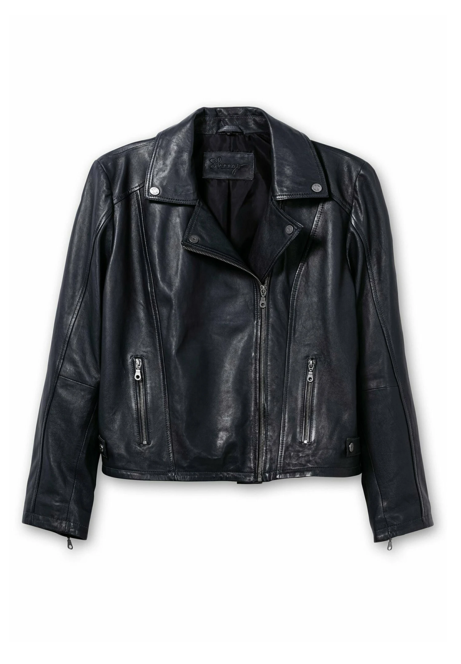 Sheego Chaqueta De Cuero - Nachtblau 5 Sheego Chaqueta De Cuero - Nachtblau - Imagen 5