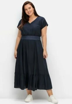 Sheego Maxi - Vestido Informal - Nachtblau