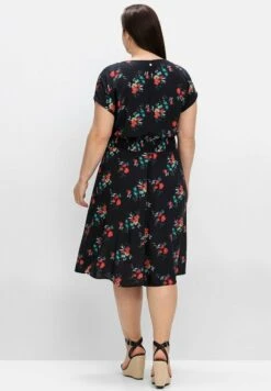 Sheego Vestido Informal - Schwarz Gemustert -Sheego Ventas c811bad764894f7fbb563bc139831b57