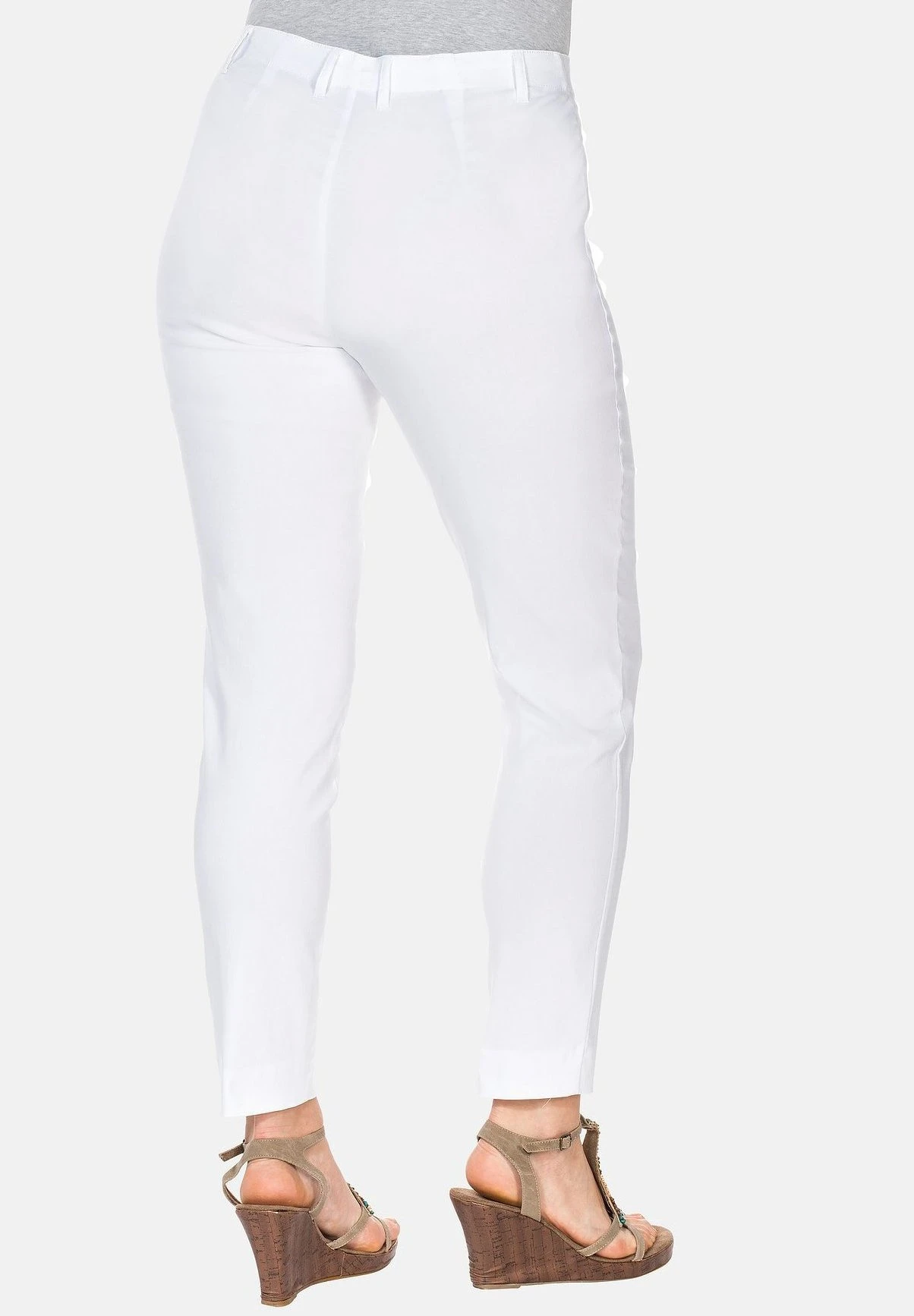 Sheego Bengalin - Pantalones - White 3 Sheego Bengalin - Pantalones - White - Imagen 3