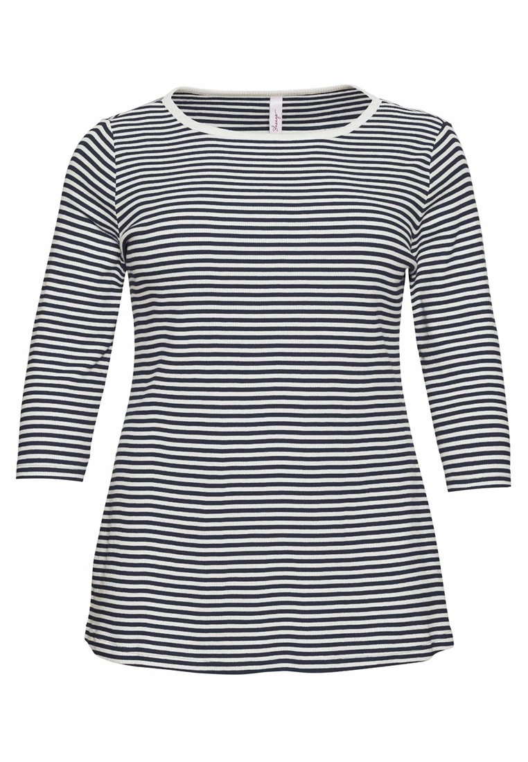 Sheego Camiseta De Manga Larga - Marine 5 Sheego Camiseta De Manga Larga - Marine - Imagen 5