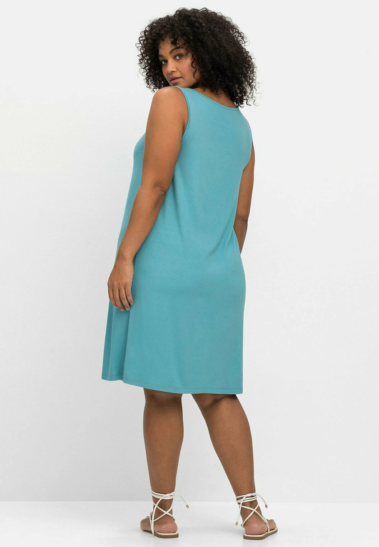 Sheego Vestido Ligero - Türkis 3 Sheego Vestido Ligero - Türkis - Imagen 3