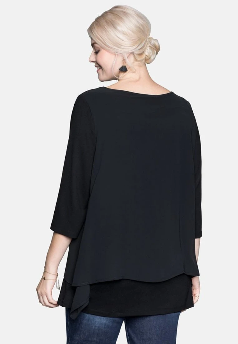 Sheego Blusa - Black 3 Sheego Blusa - Black - Imagen 3