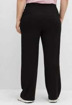 Sheego Palazzo - Pantalones Deportivos - Schwarz -Sheego Ventas d1ebc789c0e64280a78c538dec24a0c4