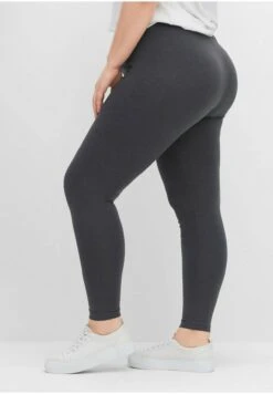 Sheego Leggings - Anthrazit Meliert -Sheego Ventas d3fd39bc812c497c9647628d8bad99be