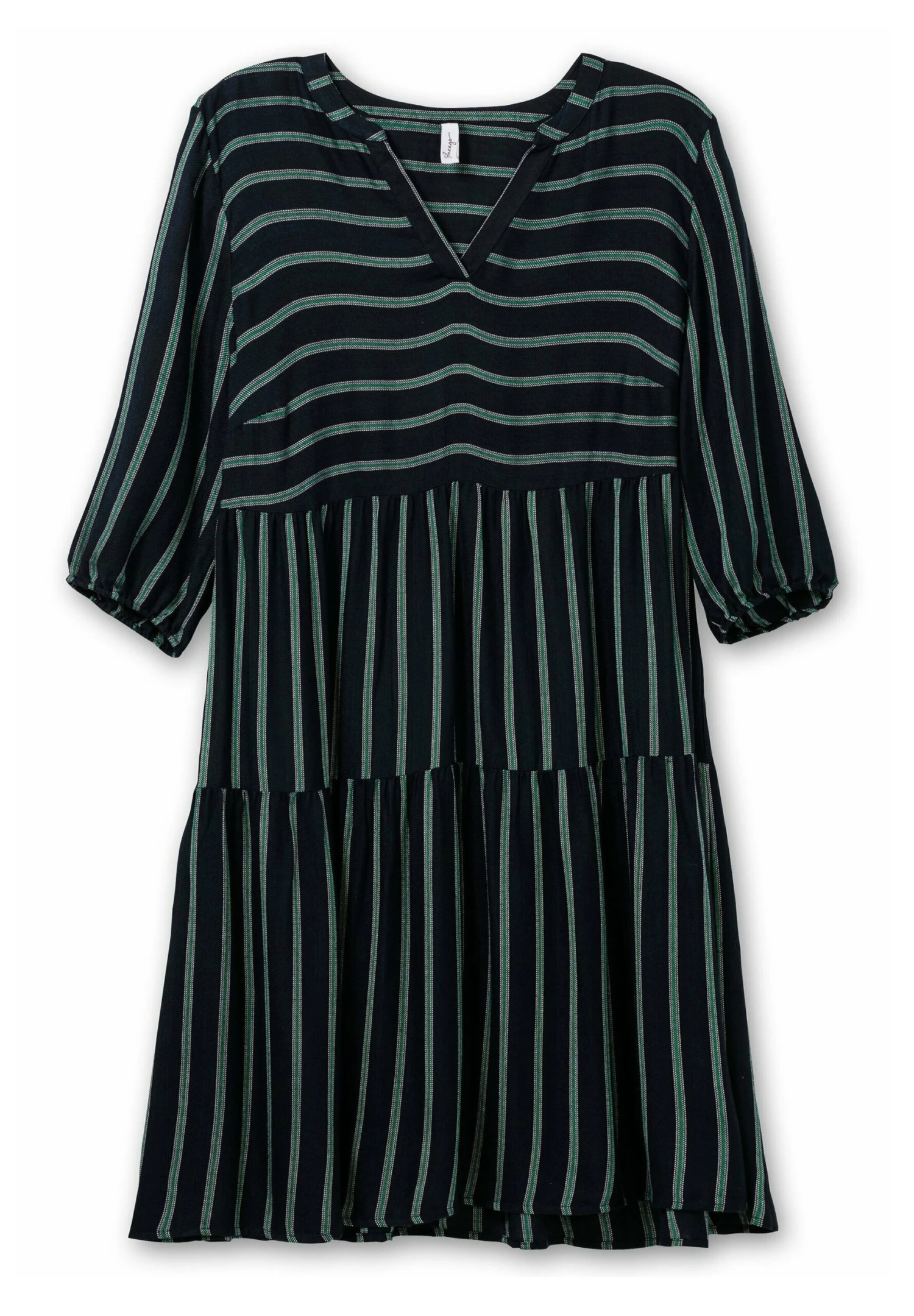 Sheego Vestido Informal - Nachtblau Gestreift 5 Sheego Vestido Informal - Nachtblau Gestreift - Imagen 5