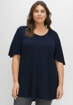 Sheego Camiseta Básica - Nachtblau