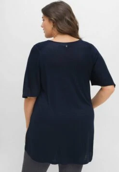 Sheego Camiseta Básica - Nachtblau -Sheego Ventas db039f17b866458794b87174a5da2ca2