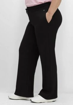 Sheego Palazzo - Pantalones Deportivos - Schwarz -Sheego Ventas e036a04061d84f0eb3c98cd127c4fc87