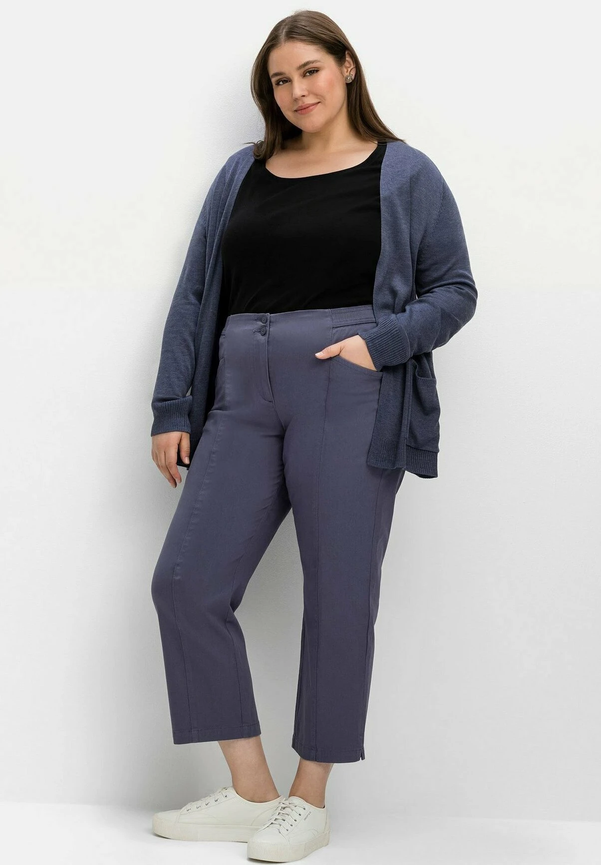 Sheego Twill - Pantalones - Indigo 2 Sheego Twill - Pantalones - Indigo - Imagen 2