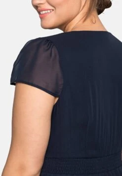 Sheego Vestido Largo - Navy -Sheego Ventas e517eeda0fb547ed9e24aacc92c96716