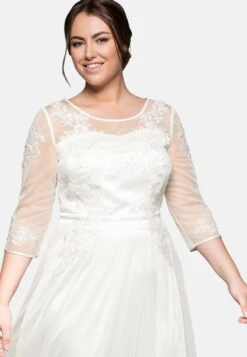 Sheego Vestido De Cóctel - Offwhite -Sheego Ventas e6852f7f6c21403c911af2a3922855d2