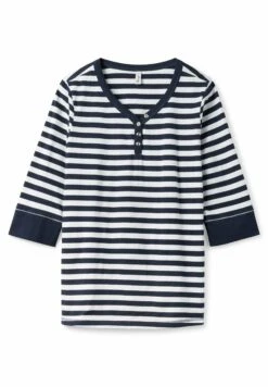 Sheego Camiseta De Manga Larga - Nachtblau Weiß -Sheego Ventas e86899511b474ef4b6952996d047886b