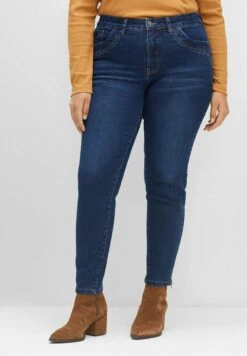 Sheego Vaqueros Slim Fit - Dark Blue Denim