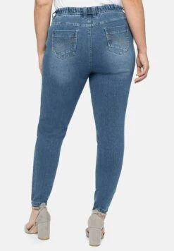 Sheego Jeggings - Light Blue Used Denim -Sheego Ventas ecfcb8df484f418e87bc3b44f017195c