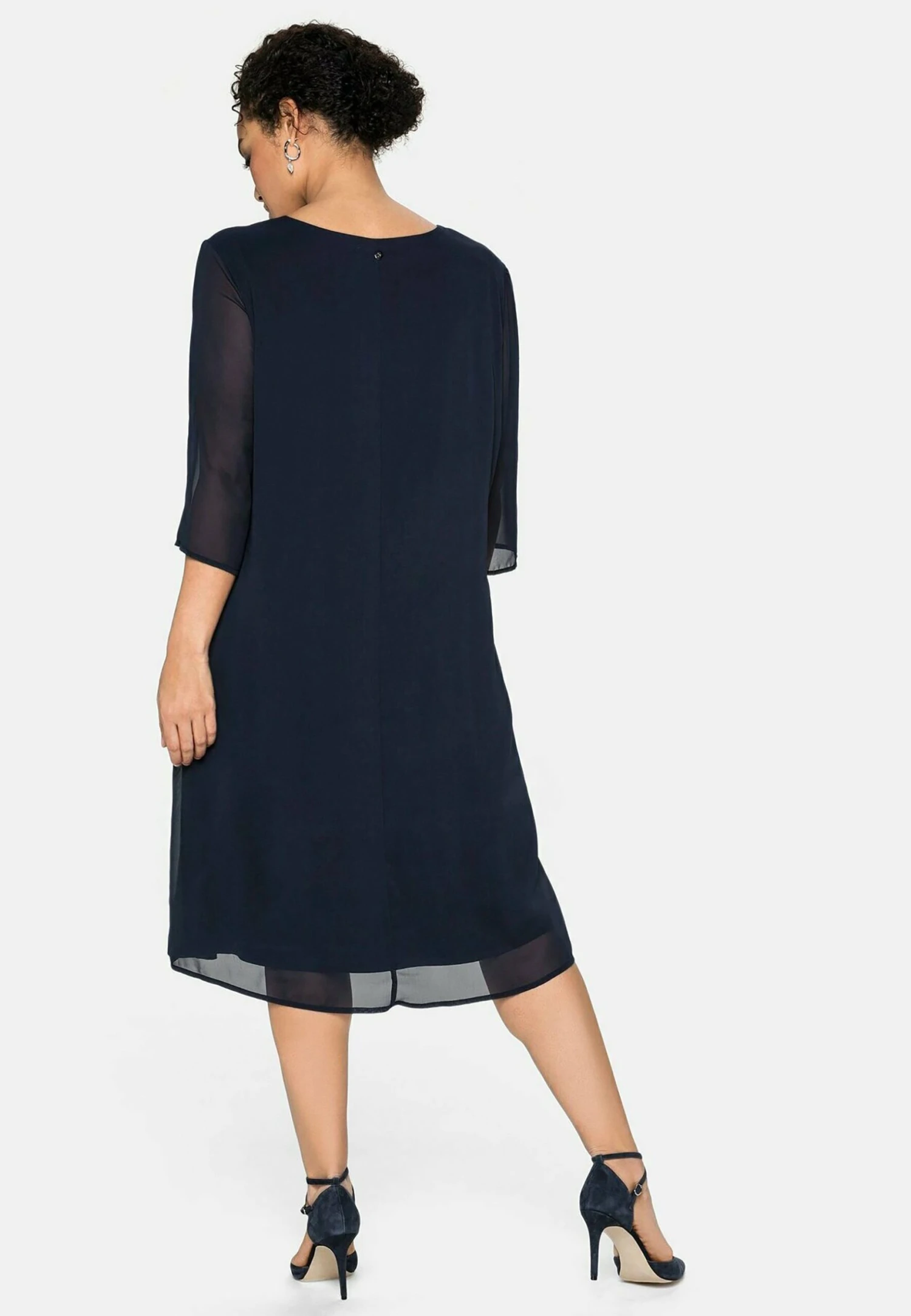 Sheego Vestido Ligero - Marine 2 Sheego Vestido Ligero - Marine - Imagen 2