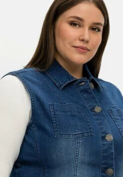Sheego Chaleco - Blue Denim 8 Sheego Chaleco - Blue Denim -Sheego Ventas ef9bbbc0d4434478b80196e6a7b3dc6f