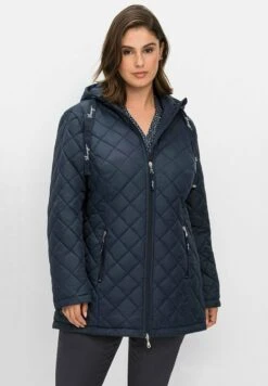 Sheego Abrigo De Invierno - Nachtblau