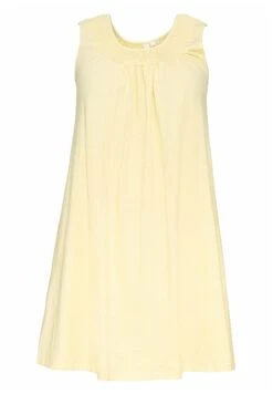 Sheego Vestido Ligero - Hellgelb -Sheego Ventas f1c1ab254b03463185e2ad72d5958f34