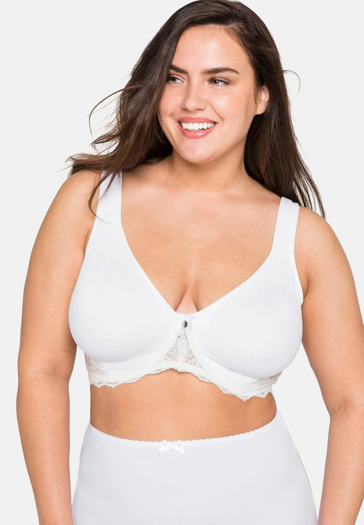 Sheego Sujetador Con Aros - Weiß 1 Sheego Sujetador Con Aros - Weiß