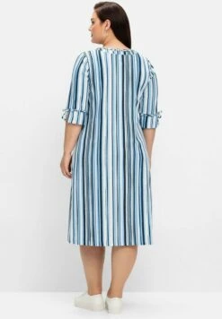 Sheego Midi - Vestido Ligero - Blau Gestreift 8 Sheego Midi - Vestido Ligero - Blau Gestreift -Sheego Ventas f5626dc0ee6943d79416c95d41984762