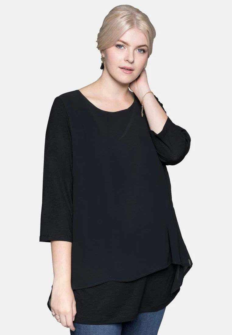 Sheego Blusa - Black 1 Sheego Blusa - Black
