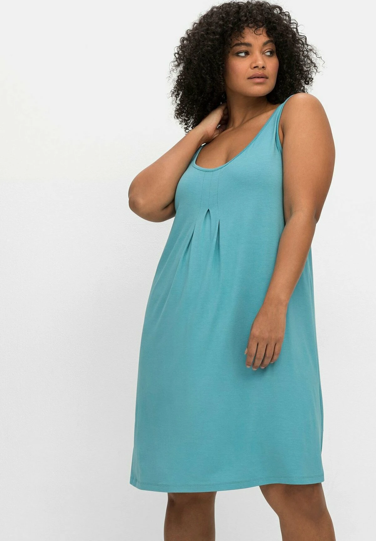 Sheego Vestido Ligero - Türkis 1 Sheego Vestido Ligero - Türkis