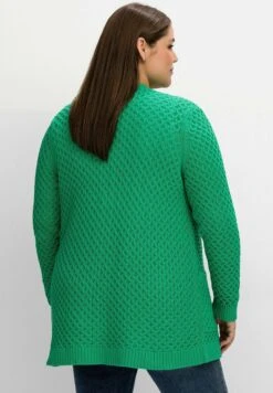 Sheego Chaqueta De Punto - Blattgrün -Sheego Ventas f73daf8824684228a230d96675da846a