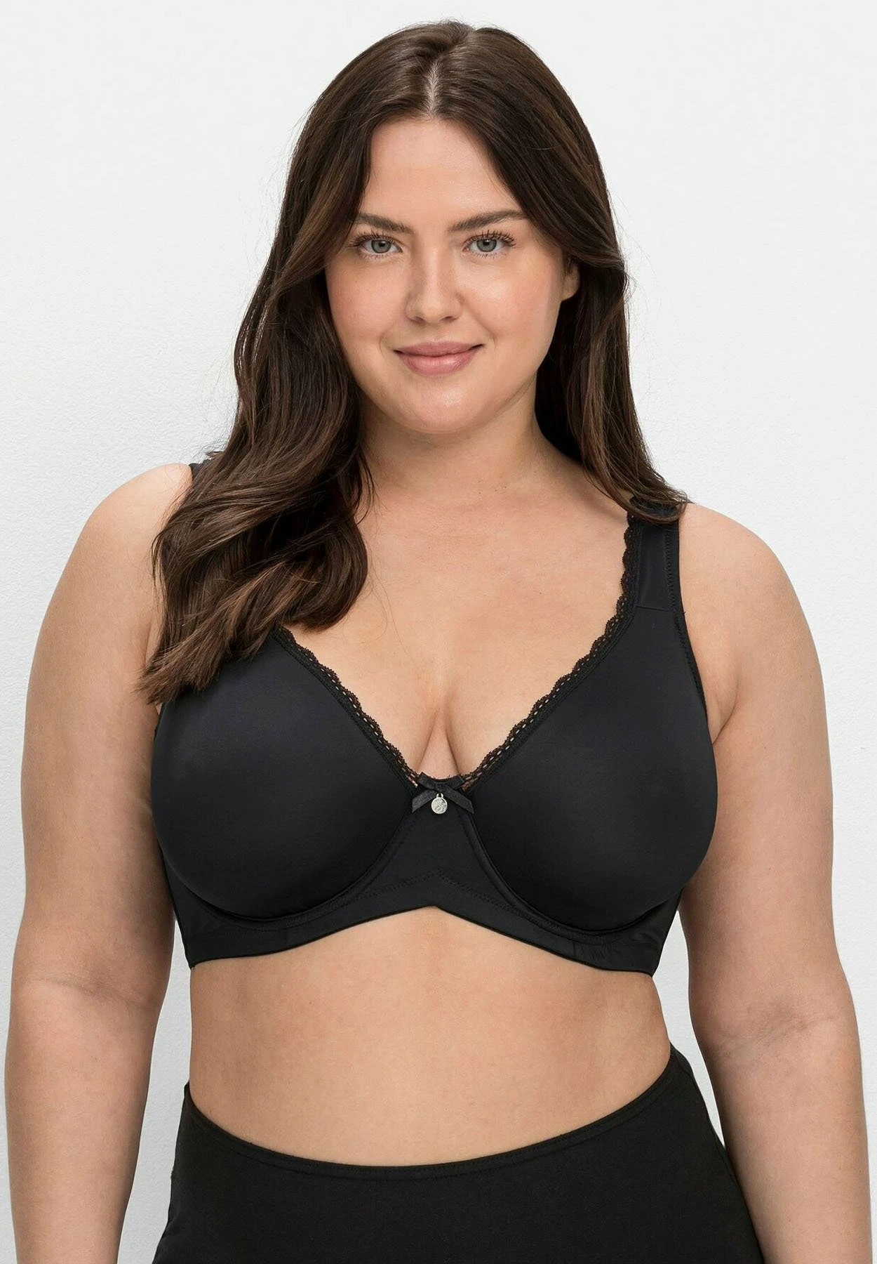 Sheego 2 Pack - Sujetador Con Aros - Schwarz Weiß 2 Sheego 2 Pack - Sujetador Con Aros - Schwarz Weiß - Imagen 2