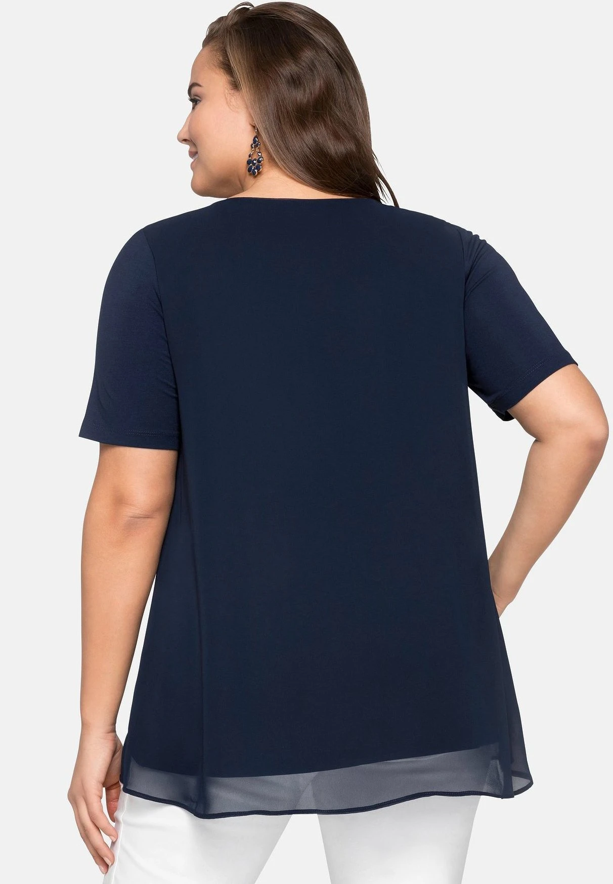 Sheego Blusa - Navy 3 Sheego Blusa - Navy - Imagen 3