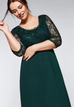 Sheego Vestido De Fiesta - Deep Green -Sheego Ventas fb6907ee0b144c289a331d400d65f113
