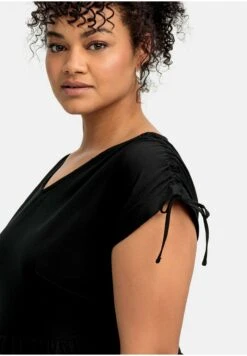 Sheego Vestido Largo - Schwarz -Sheego Ventas fc7638f9ef584d028ab34d6f46023a84